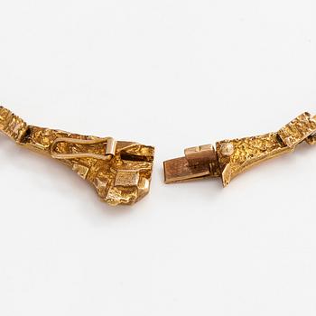 Björn Weckström, kaulakoru, Kaarisilta, 14K kultaa.