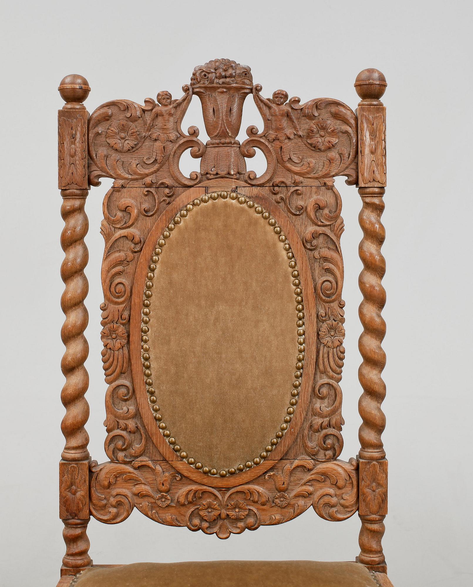 STOLAR, 4 st, nyrenässans, 1900-tal.