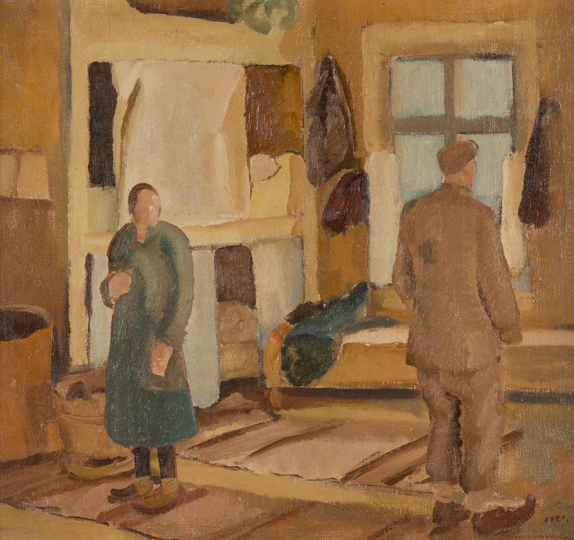 Eero Nelimarkka, In the Cottage.