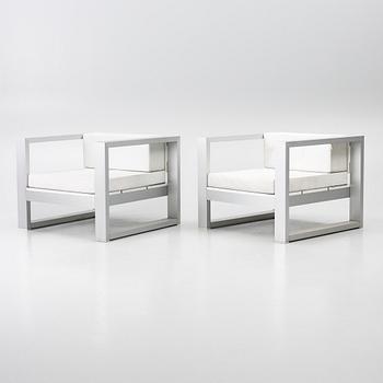 Ramón Esteve, a pair of outdoor easy chairs, "Na Xemena", Gandia Blasco, Spain, contemporary.