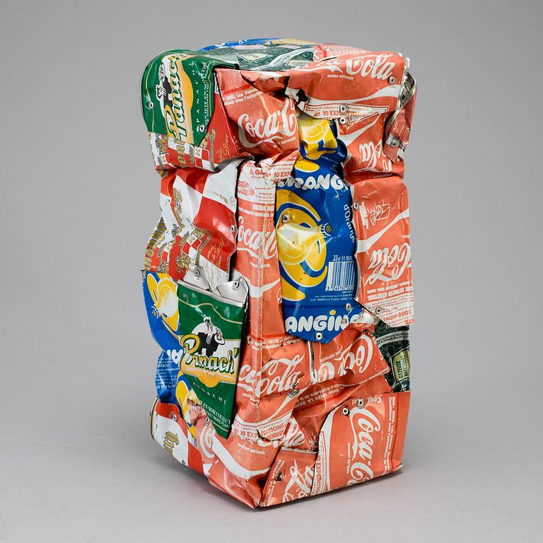 CÉSAR BALDACCINI, skulptur i aluminium signerad César.