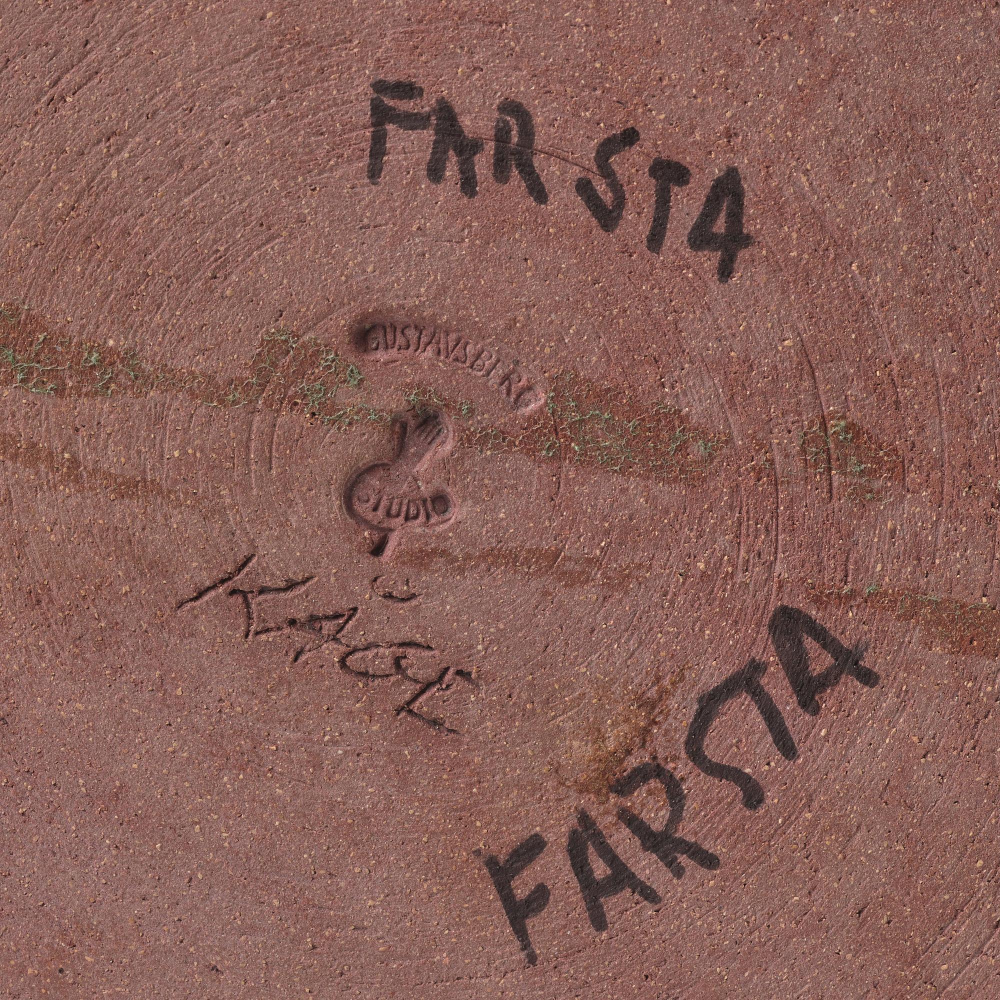 Wilhelm Kåge, a "Farsta" stoneware jar, Gustavsberg studio, Sweden 1959.