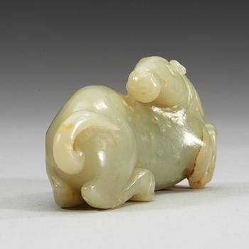 FIGURIN, nefrit. Kina.
