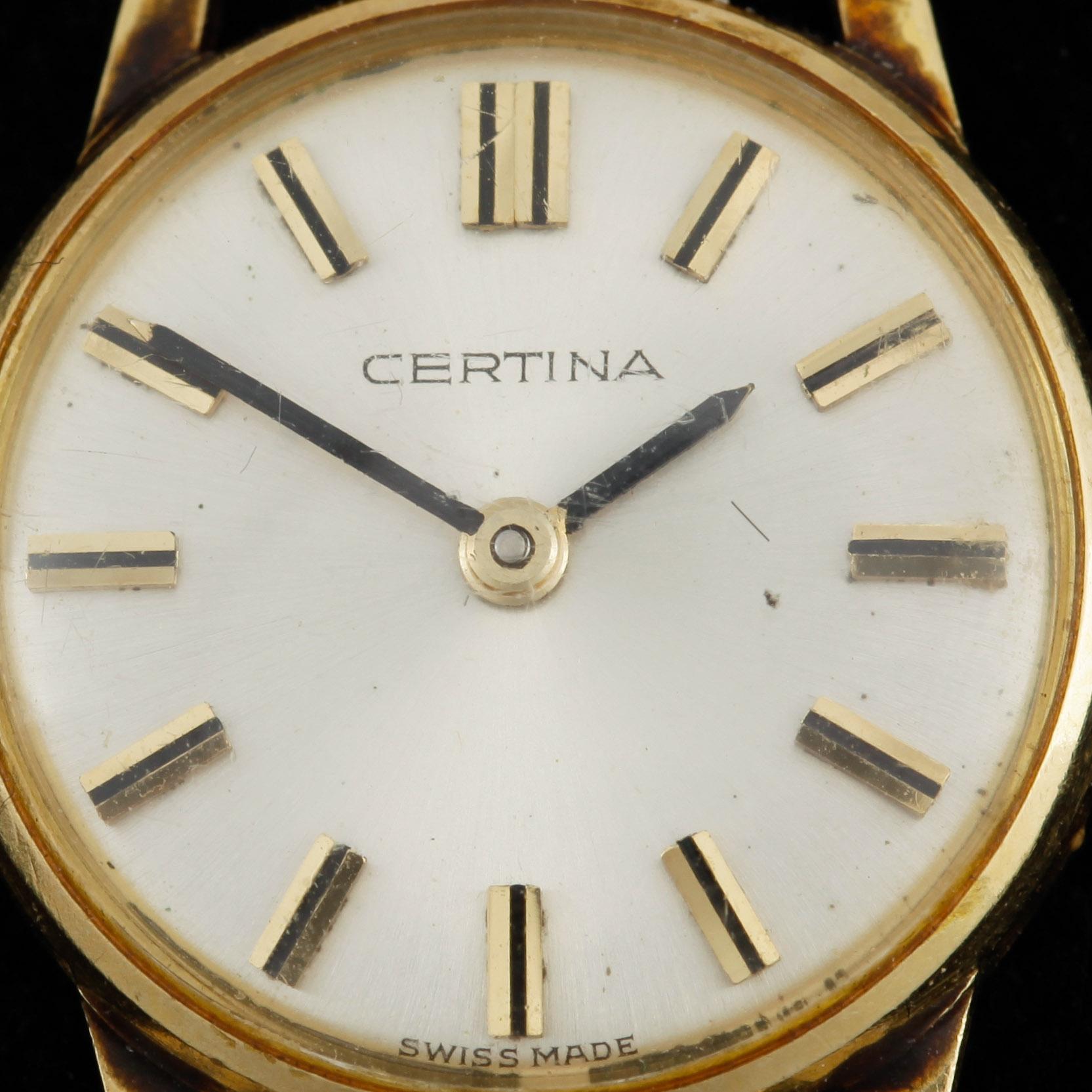 ARMBANDSUR, dam, Certina, omkring 1900-talets mitt. Vikt ca 30 gram.