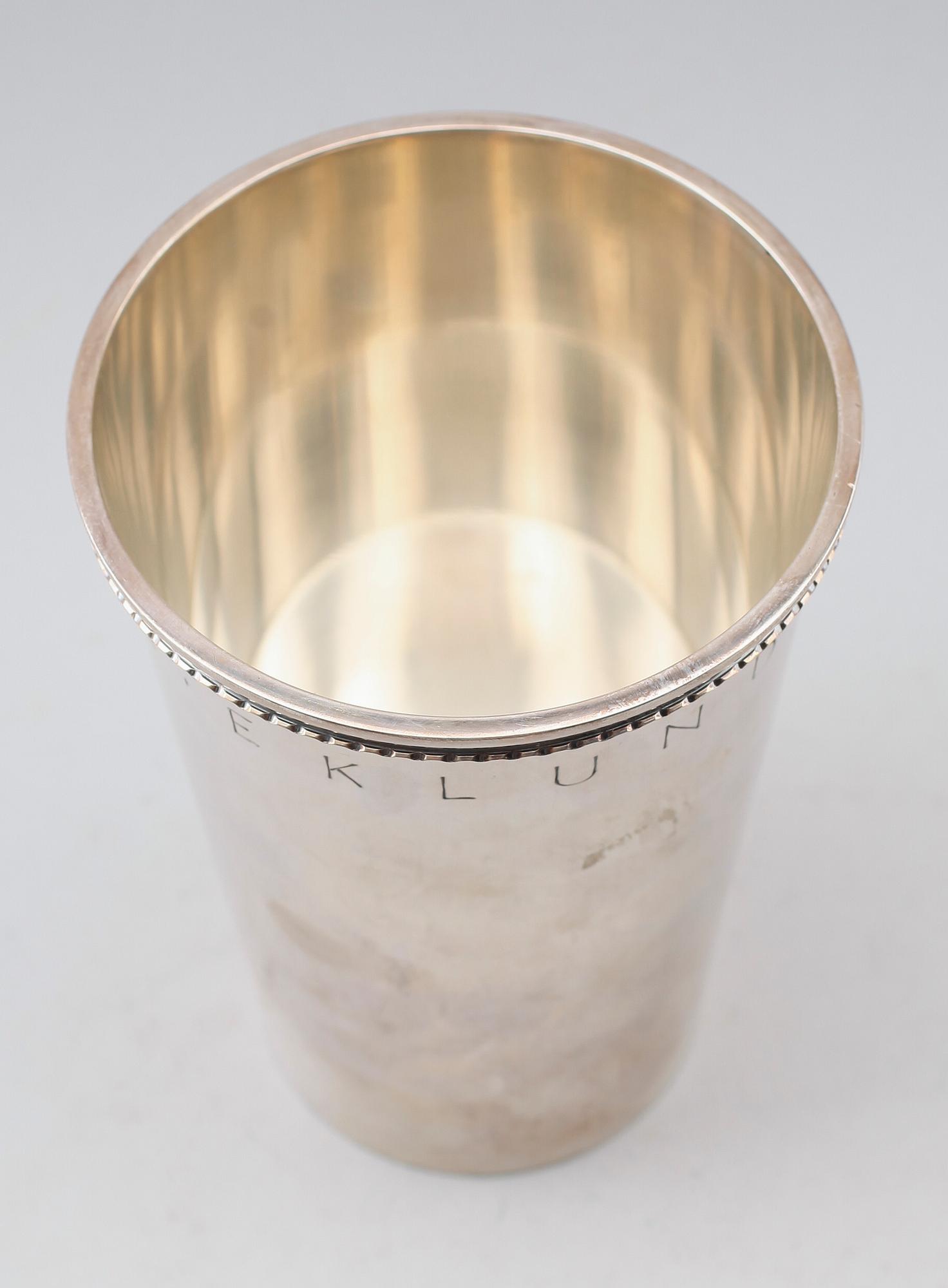 BÄGARE, silver, GAB, Stockholm 1962. Vikt ca 336 g.