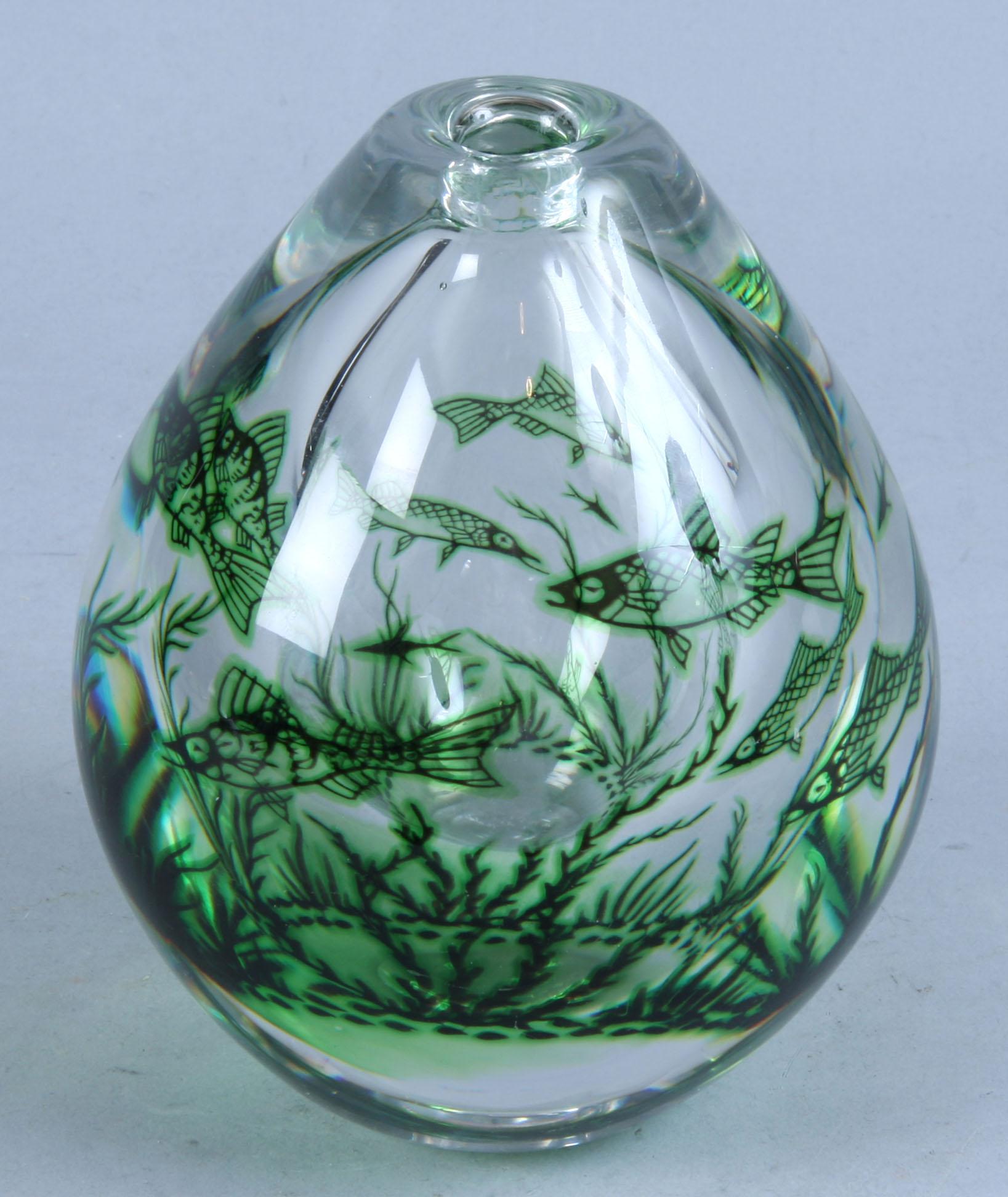 VAS, glas, graal, Edward Hald, Orrefors. No 278. Sign.