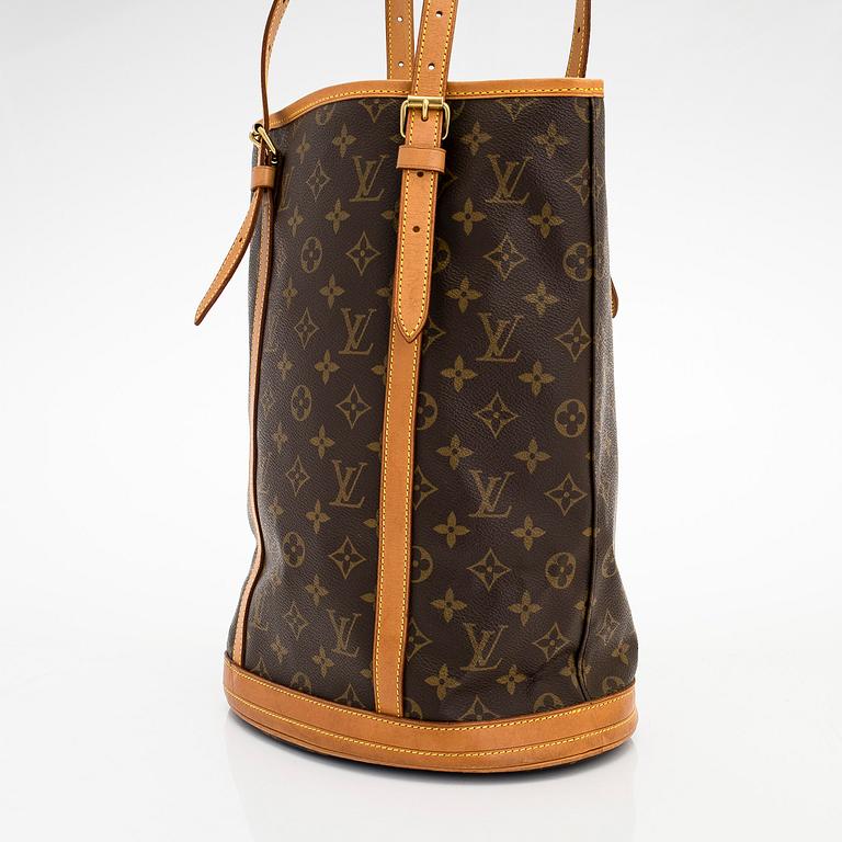 Louis Vuitton, a Monogram Canvas "Bucket" bag and pochette.