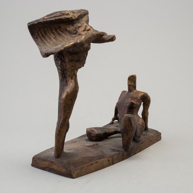 WILLY GORDON, sculprure, bronze, signed 16/25. Dated -84.