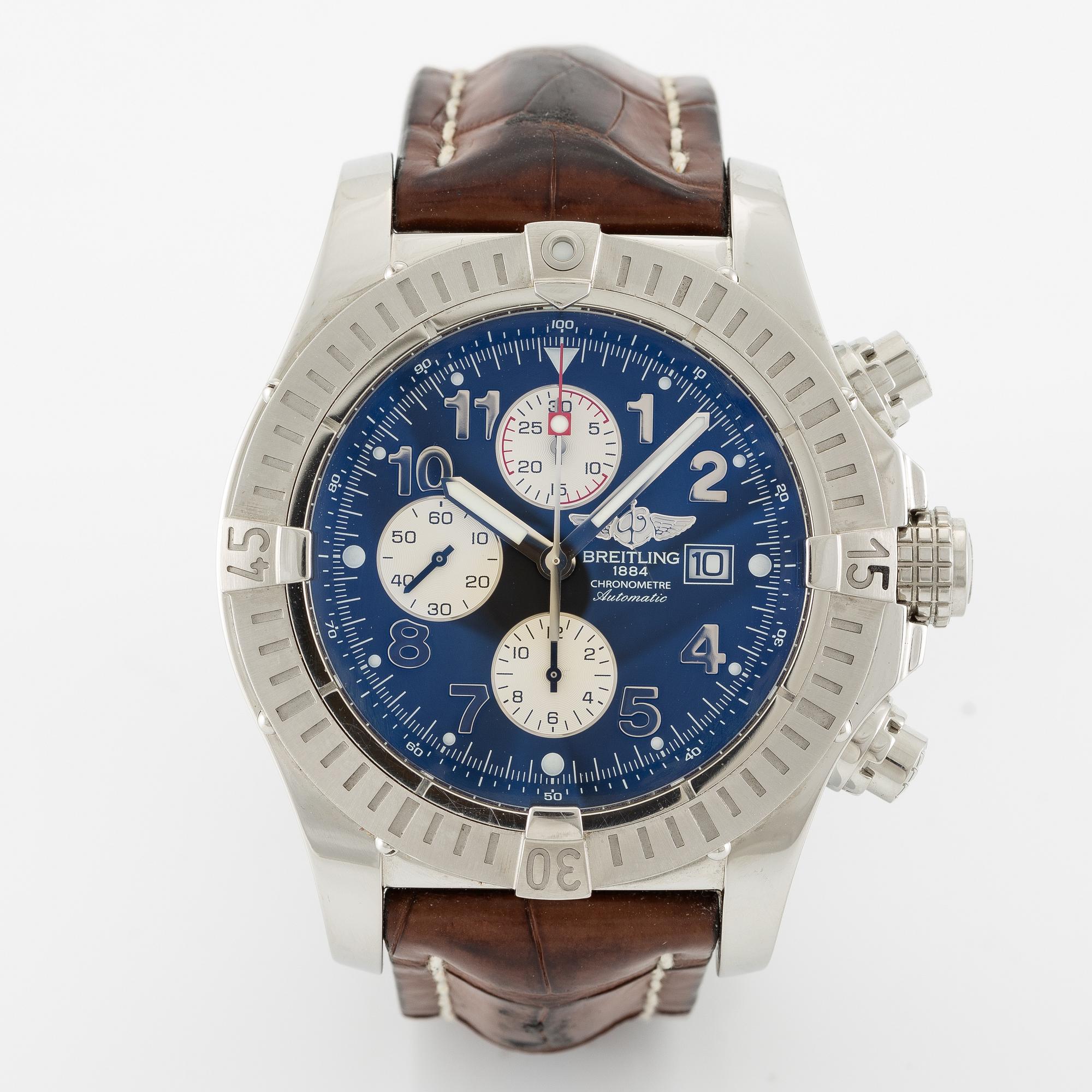Breitling, Super Avenger, chronograph, wristwatch, 48.4 mm.