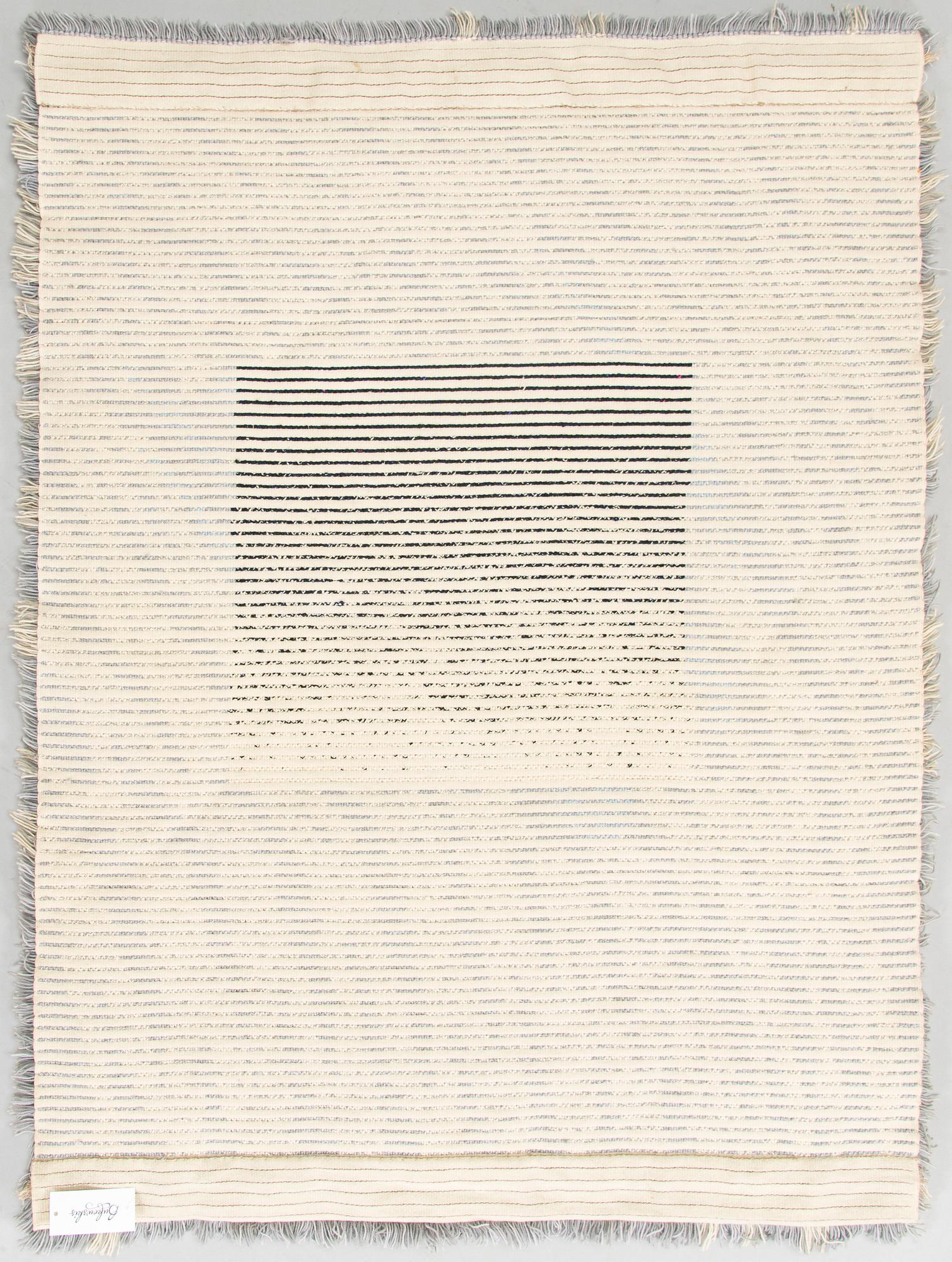 Jukka Vesterinen,  rya, modell för Helmi Vuorelma Oy, Lahtis. Ca 148x111 cm.