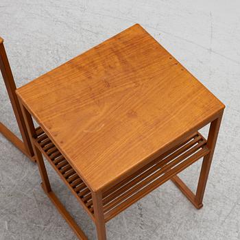 Carl Malmsten, a nest of three 'Släden' tables.