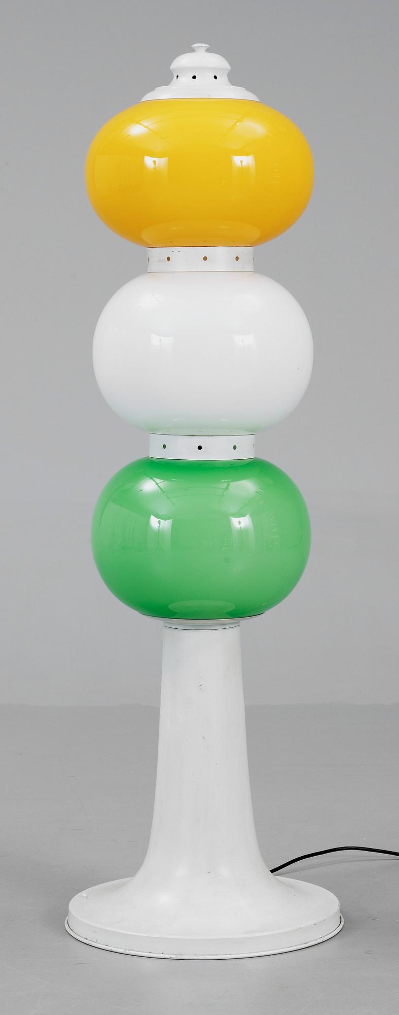 OKÄND FORMGIVARE, golvlampa Italien 1960-tal.