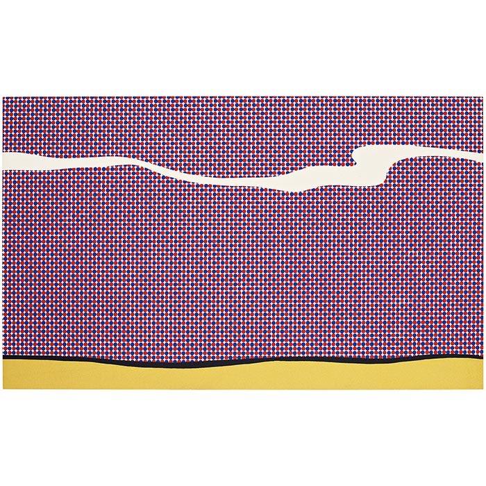 Roy Lichtenstein, "Landscape I" from "Ten Landscapes"