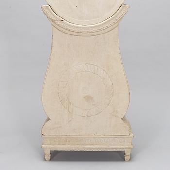 A Finnish longcase clock, dated 1834.