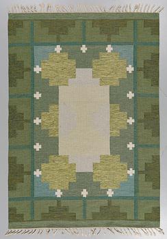MATTA, rölakan, Ingegerd Silow, monogramsignerad, 1900-talets andra hälft, 230x160 cm.