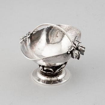 JOHAN ROHDE, a model 235A sterling silver salt cellar, Georg Jensen, Denmark.