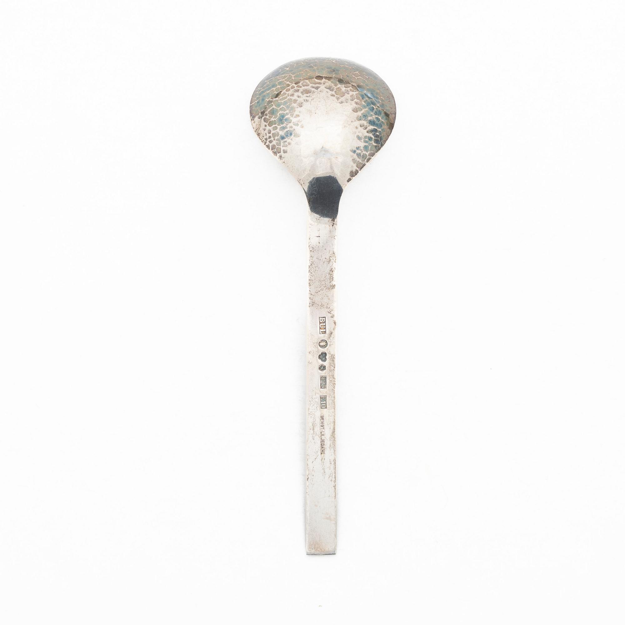 Bengt Liljedahl, a sterling silver spoon, Stockholm, Sweden, 1979.