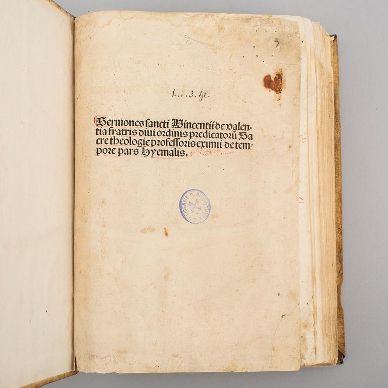 BOOK, Incunable, Basel 1488.