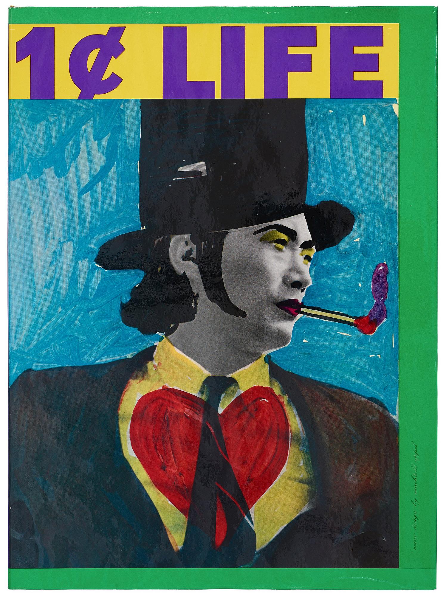 Bok med 62 litografier av bland andra: Pierre Alechinsky, Karel Appel, "One Cent Life".