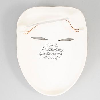 LISA LARSON, a stoneware mask from K-Studion, Gustavsberg.