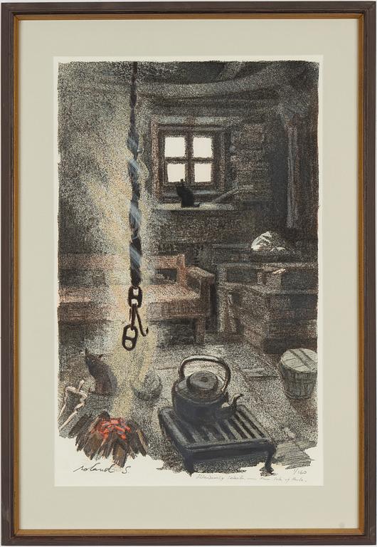 Roland Svensson, 3 litografier, signerade och 2 numrerade.