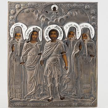 A Russian icon, circa 1900.