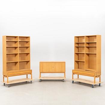 Bookshelf, 3 parts, IKEA, 1960s.