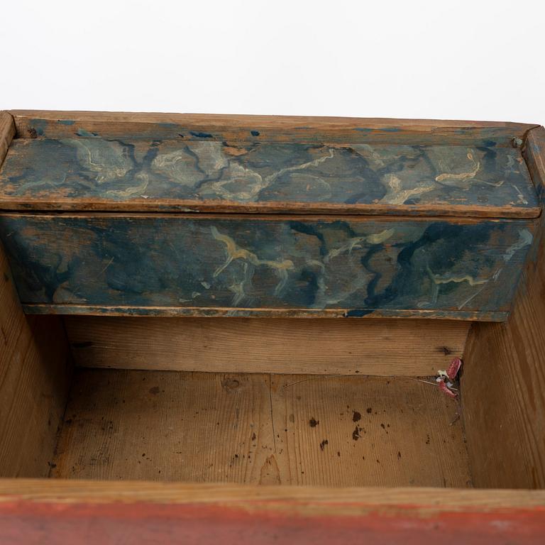 Skrin, allmoge, Jämtland. Märkt BHD och invändigt daterat 1794.