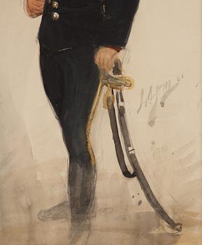 Anders Zorn, Löjtnant Carl Mesterton.