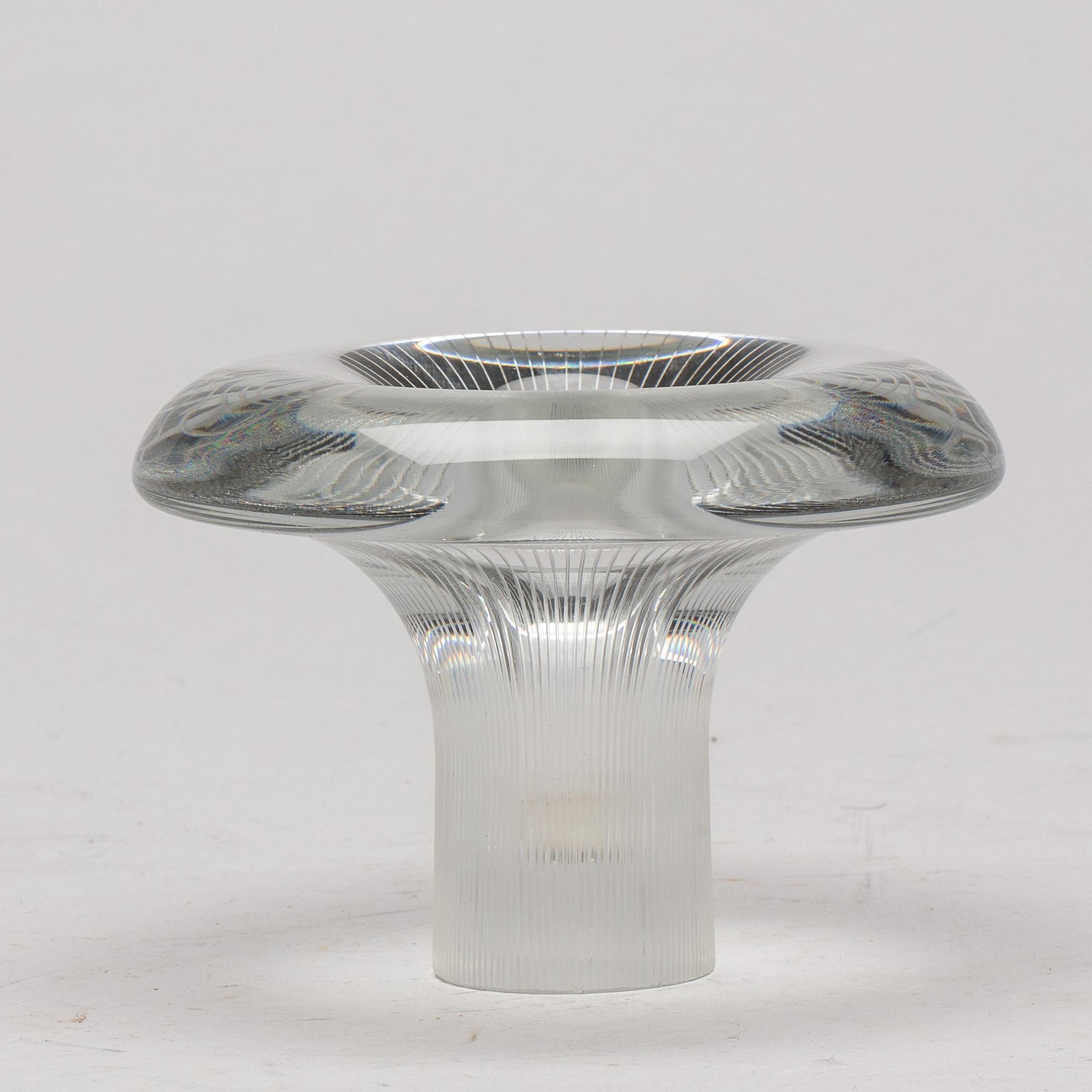 VAS, glas, Tapio Wirkkala, Iittala, signerad.