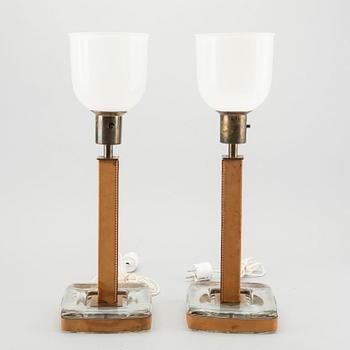 A PAIR OF TABLE LAMPS BY BÖHLMARKS, MODEL 15773, SECOND HALF OF 20TH CENTURY.