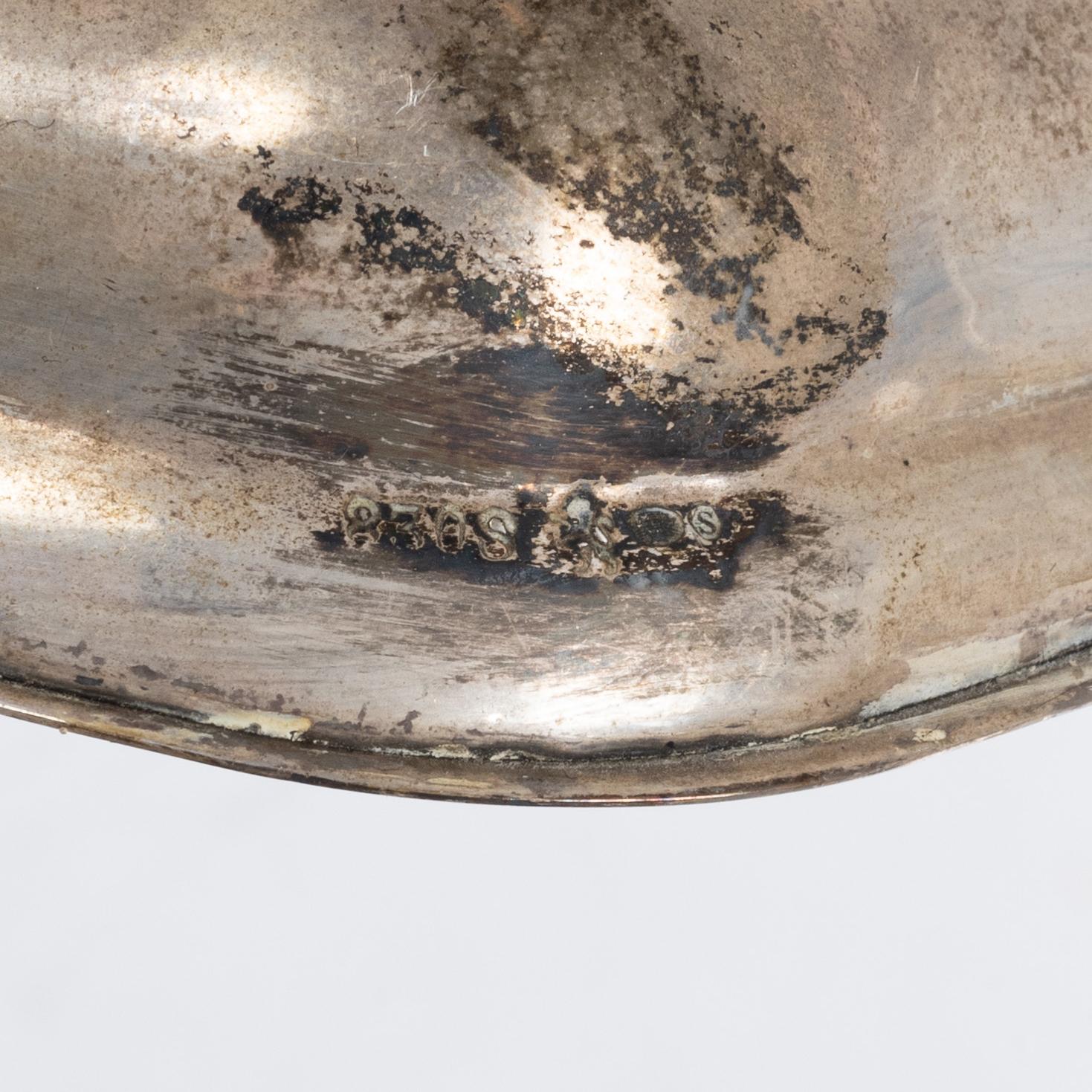 A Pair of Norwegian silver candlesticks, mark of Norsk Filigransfabrikk, Oslo, early 20th century.