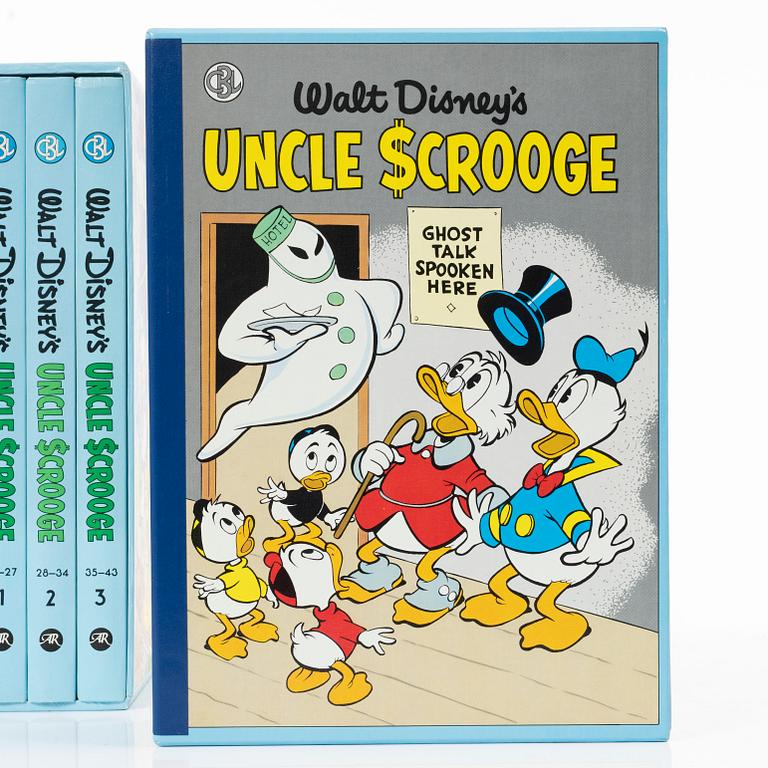 Carl Barks library, 30 volymer, Walt Disney, Another Rainbow Publishing, USA 1980-tal.