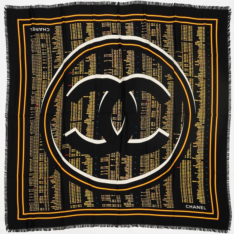 Chanel, a silk shawl.