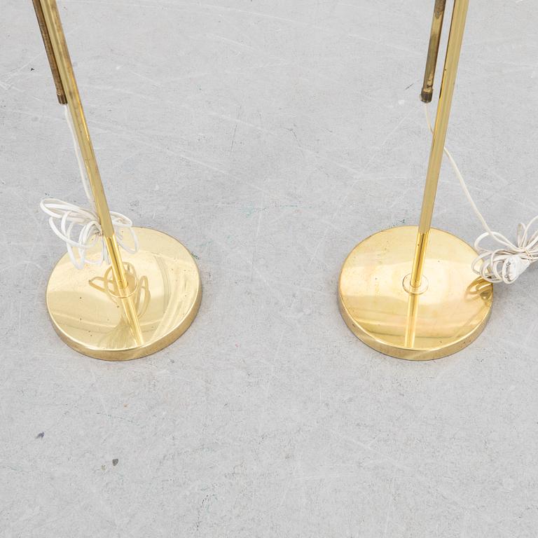 Floor lamps, a pair, model G 132, Bergboms, late 20th century.