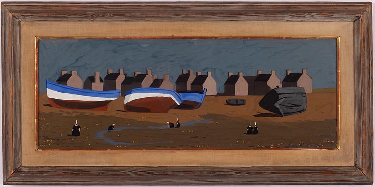 Lars Norrman, "Fiskeby, Bretagne".