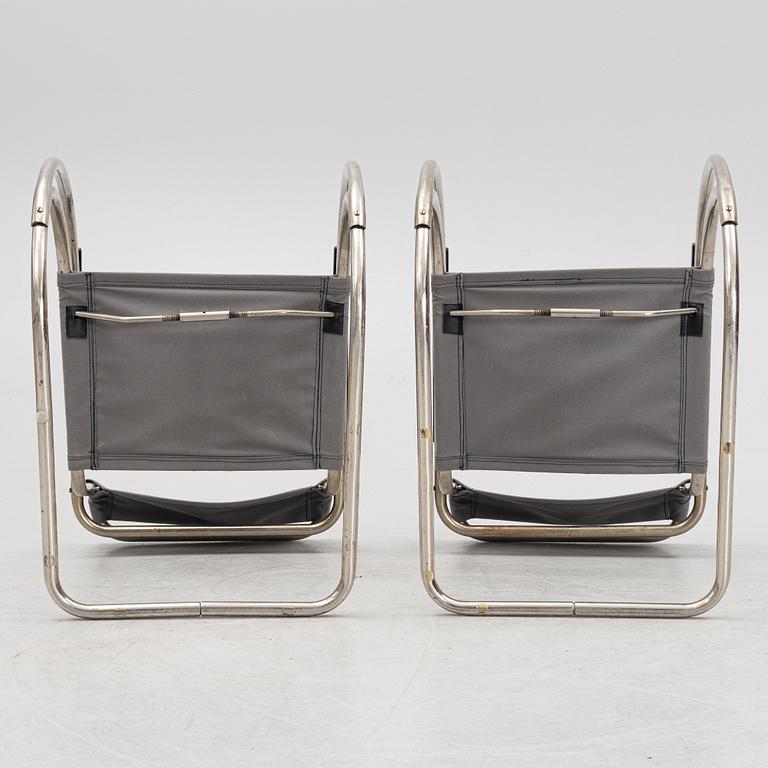 Armchairs, a pair, model 1001/FS. A.W. Nilssons Factories, Malmö 1930s.