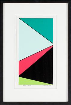 Olle Baertling · OLLE BAERTLING, färgserigrafi, signerad och daterad 1965-68, numrerad 85/300.