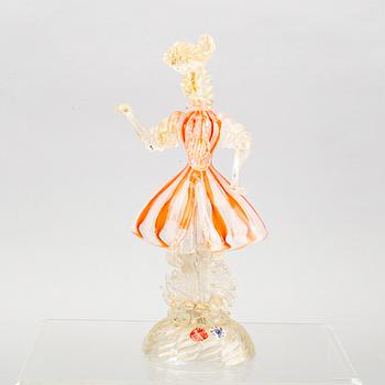 A set of  seven glass items Murano Venice and Barvoier & Toso Murano Venice Italy.