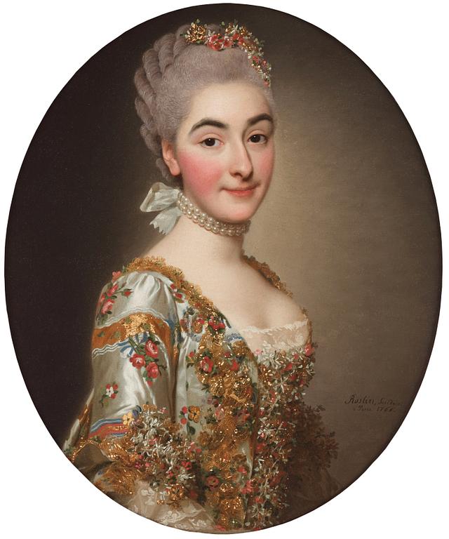 Alexander Roslin, "Antoinette Agathe Montaudoüin de Launay" (née Pascaud).