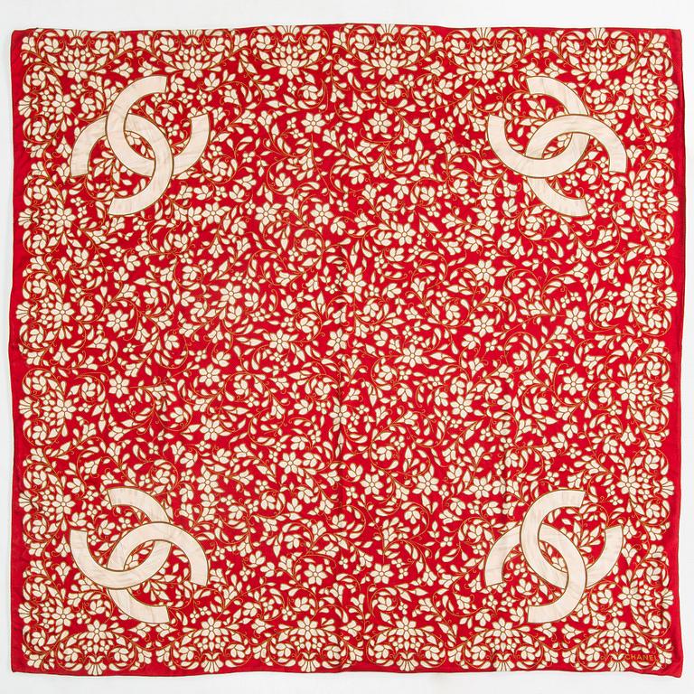 Chanel, a silk shawl.