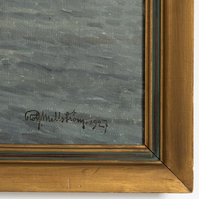 Rolf Mellström, Eiders in the sea band.