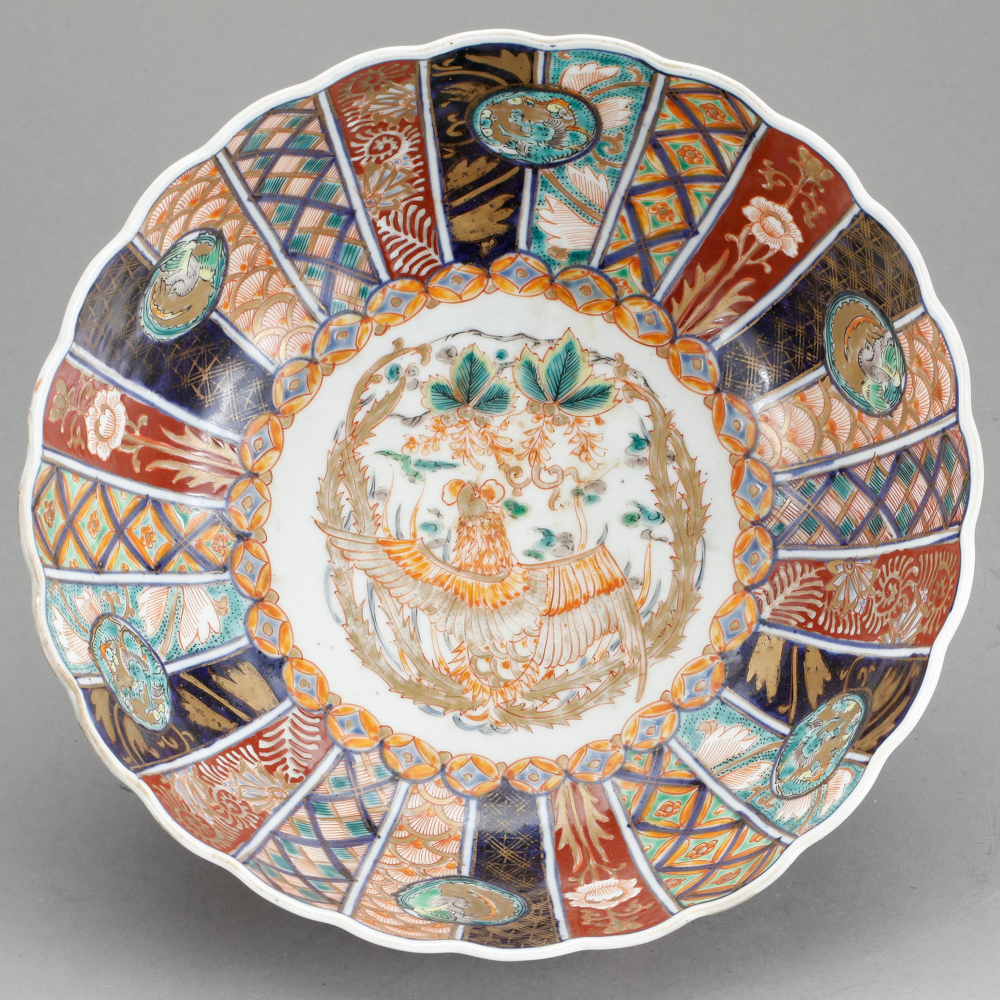 SKÅL, porslin, Imari, Japan, 1800-tal.