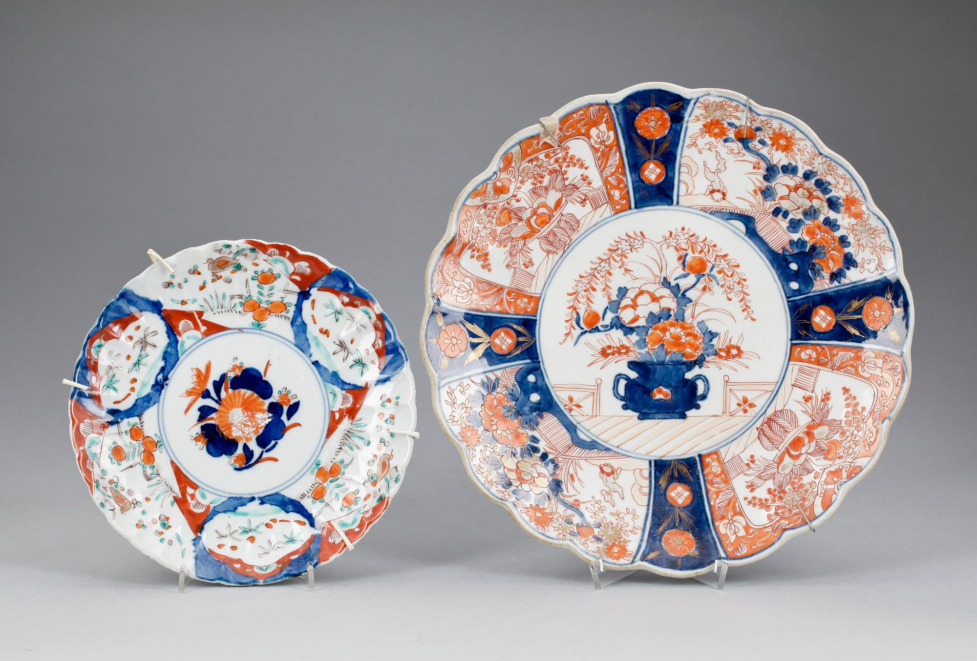 FAT 2 st, porslin, Japan, Meiji, (1868-1912).