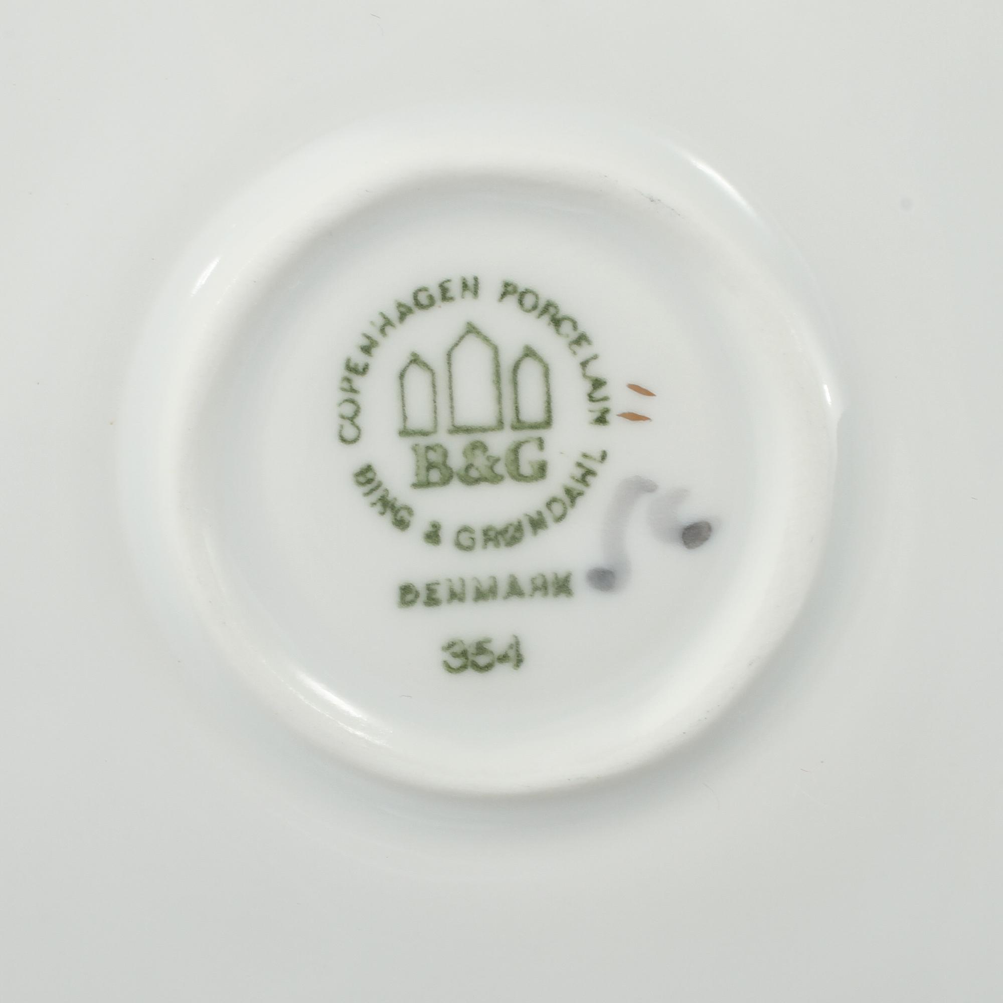 SERVISDELAR, 42 st, porslin, "Måsen", Bing & Gröndahl, 1900-tal.