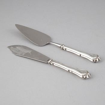 A Finnish silver cutlery, second half of the 20th century (63 pieces).