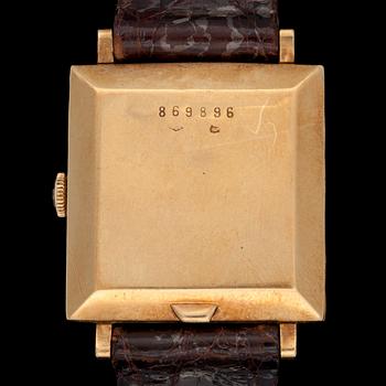 Jaeger-LeCoultre. Guld. Automatisk. Boett nr 869869. 28,5 x 28,5mm.