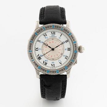 Longines, Hour Angle Watch, designad av Charles Lindbergh, armbandsur, 38 mm.