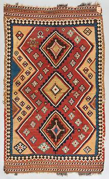 A Qashqai Kilim carpet, South Persia ca. 246 x 156 cm.