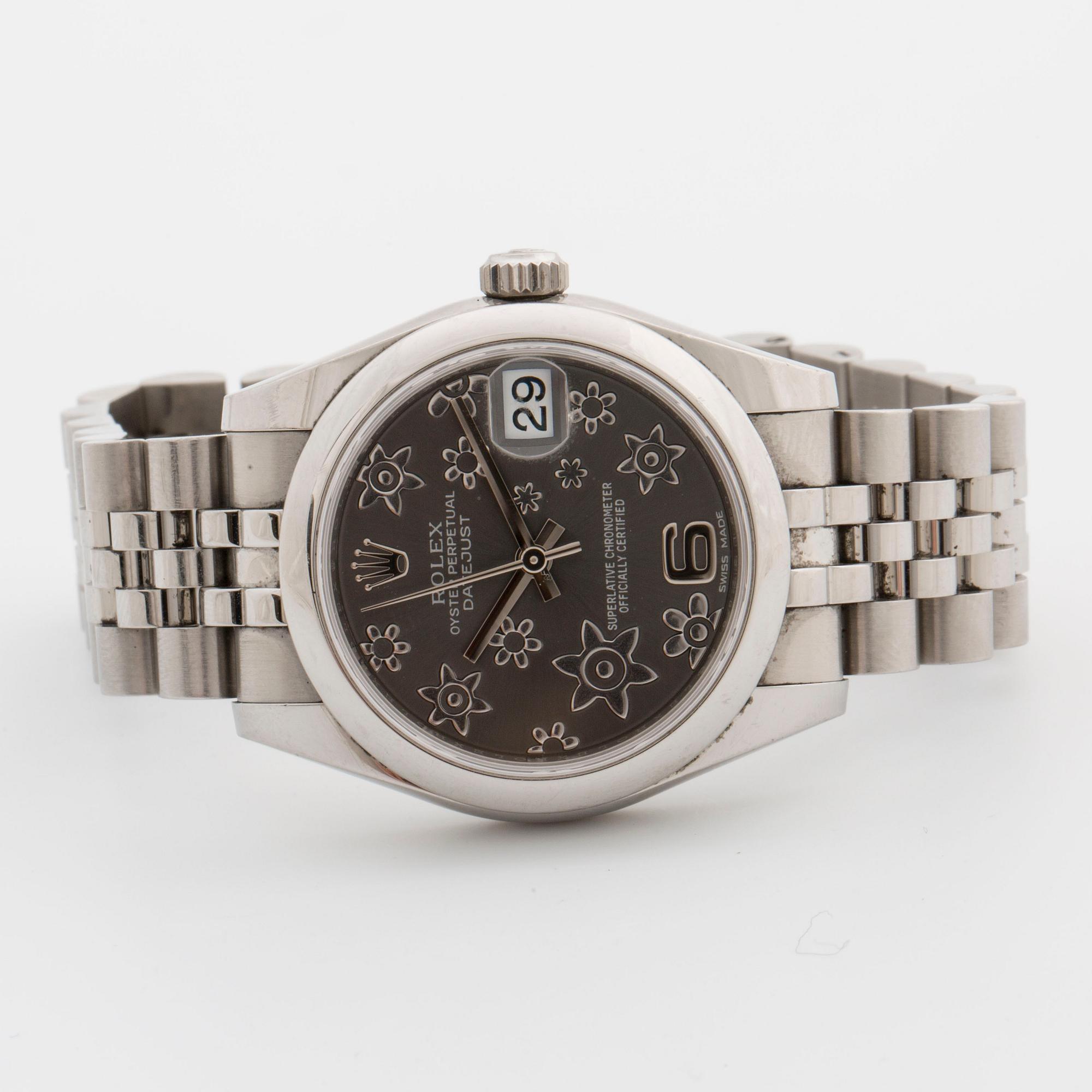 ROLEX, Oyster Perpetual Datejust, armbandsur, 31 mm,